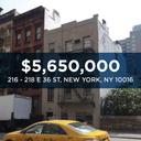 216-218 East 36th Street - $5.65M Multifamily - Skyline Properties