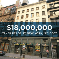 72 Reade Street Retail Investment Sale - New York, NY - $18M - Skyline Properties closed deal