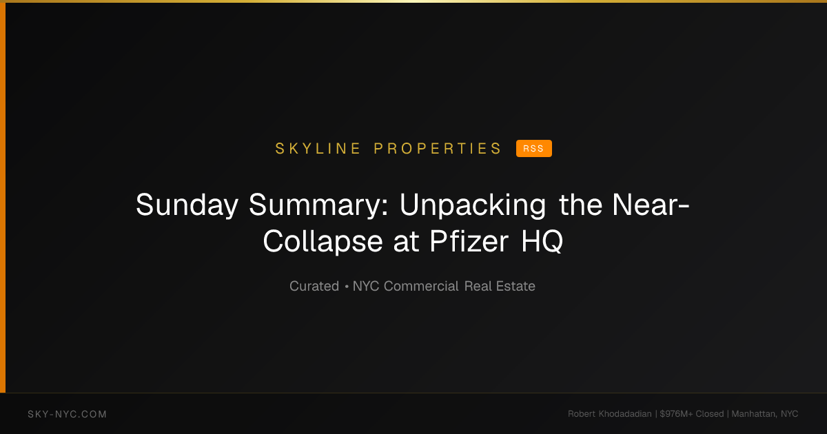 Sunday Summary: Unpacking the Near-Collapse at Pfizer HQ — Skyline Properties on RSS