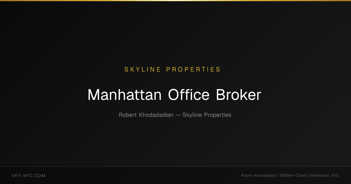 Manhattan Office Broker | Skyline Properties