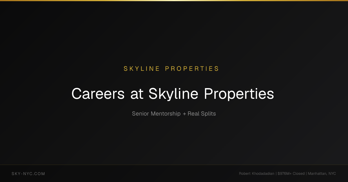Careers at Skyline Properties | NYC